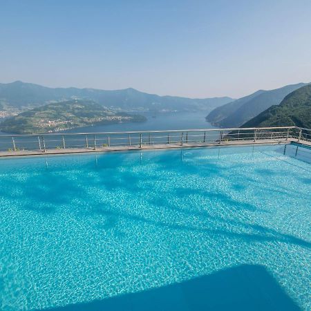 Van Gogh - Beautiful Lake Iseo View And Swimming Pool Parzanica Eksteriør bilde