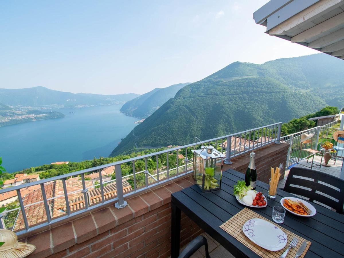 Van Gogh - Beautiful Lake Iseo View And Swimming Pool Parzanica Eksteriør bilde