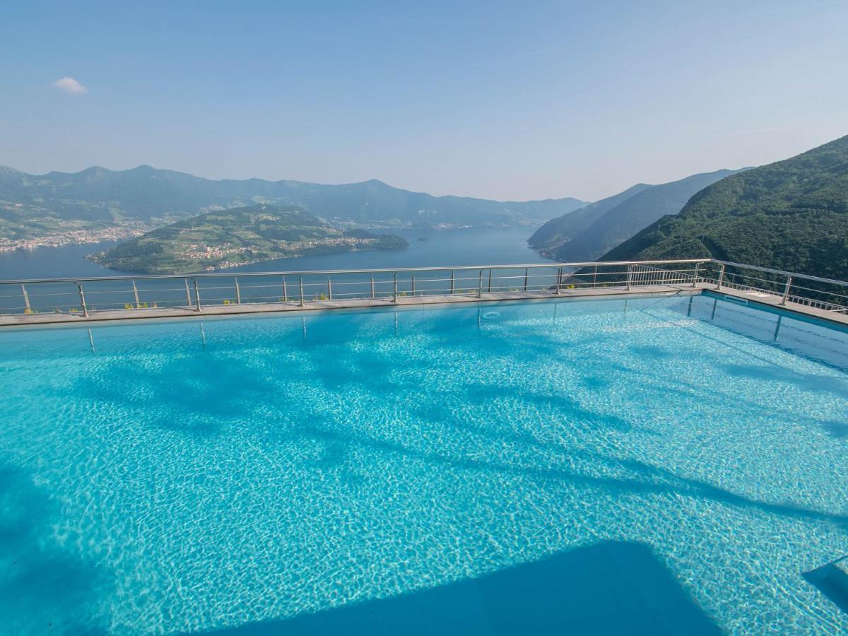 Van Gogh - Beautiful Lake Iseo View And Swimming Pool Parzanica Eksteriør bilde