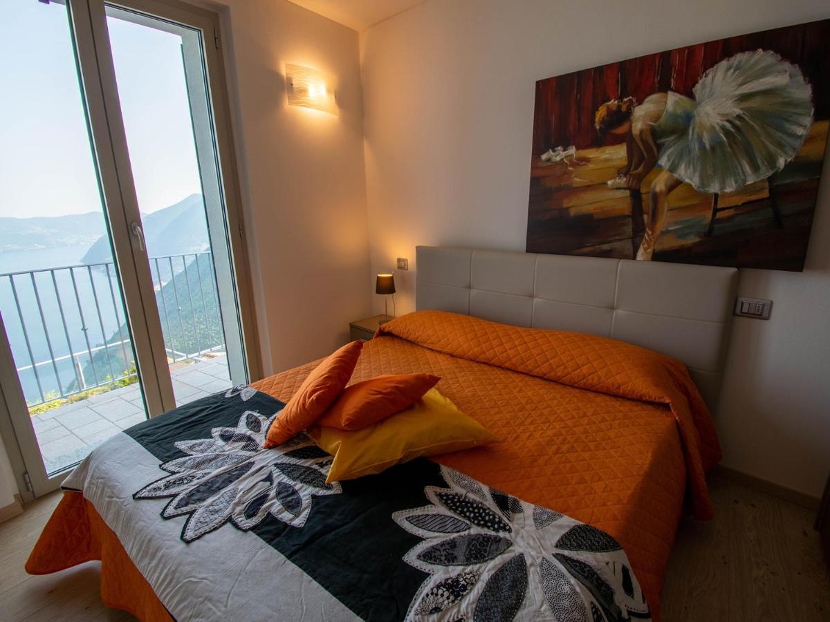 Van Gogh - Beautiful Lake Iseo View And Swimming Pool Parzanica Eksteriør bilde